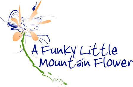A Funky Little Mountain Flower logo